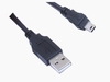 USB A til mini B 5-POL 1,8 m SORT