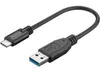 USB-C 3.0 Super speed USBAC kabel 15 cm