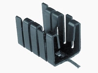 Kølefinne clip-on 19x12,8x12,7mm PCB