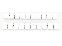 ZB8-10P Blank mærkningsplade for DS6